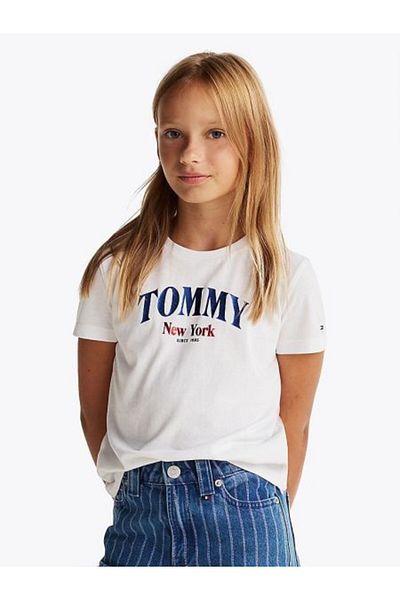 Tommy Hilfiger Tommy Hilfiger Girls White T-Shirts