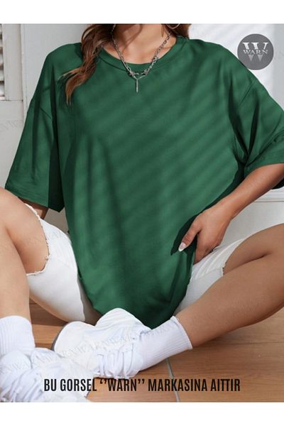 warn Καλοκαιρινό πολύχρωμο μπλουζάκι Oversize