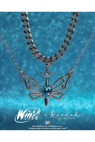 Reorah Collection Winx Club ®   Bloom and Sky Couple Necklace