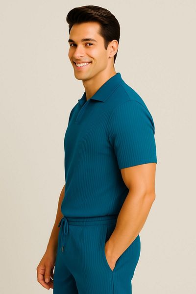 armicem “Cool & Clean: Men's Polo Neck + Shorts Set”