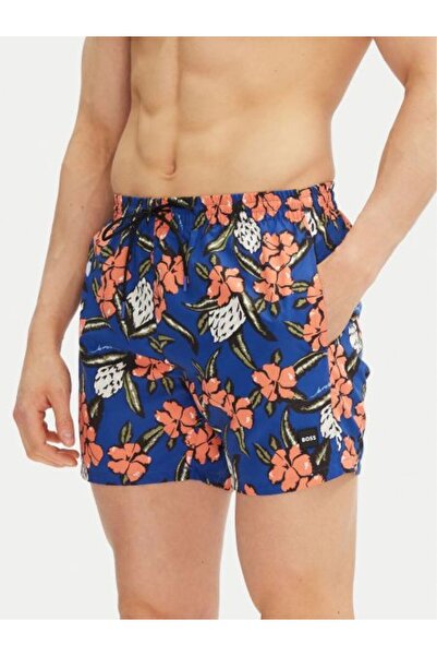 BOSS Desenli Regular Fit Cepli Mayo Short Erkek SHORT 50508844 427