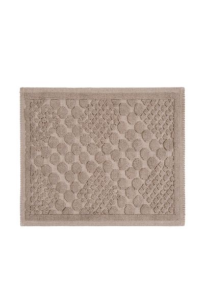 Evidea Soft Kağan 2-Piece Bath Mat - Beige - 60X100 cm + 50X60 cm
