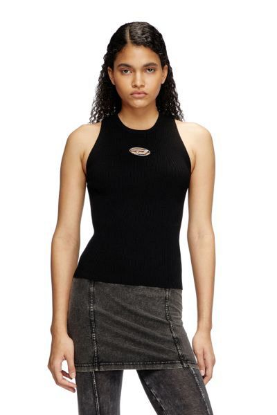 Diesel Hanorac elegant cu guler tricotaj