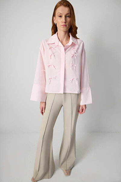 Touché Privé ΠΟΥΚΑΜΙΣΟ OVERSIZE ΜΕ ΦΙΟΓΚΟ ΑΠΟ 100% ΒΑΜΒΑΚΟ