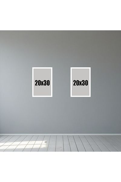 Tooall 20X30 White Blank Photo Frame Set – 1-Piece, 2-Piece, 3-Piece, 6-Piece, 9-Piece Wall Decor Frame