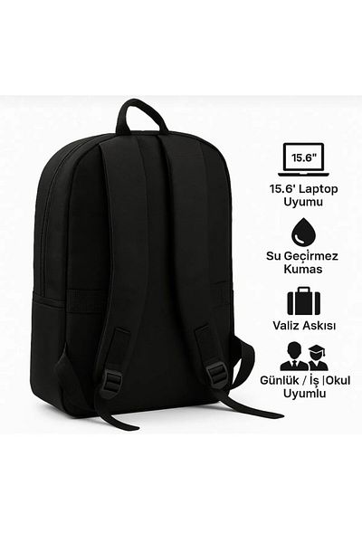 Moda West B400 15.6 بوصة مدخن ورمادي - حقيبة ظهر للكمبيوتر المحمول