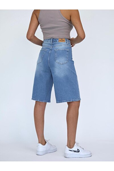 XBELLA DENİM KADIN SORT MİDİ BOY LİKRALI