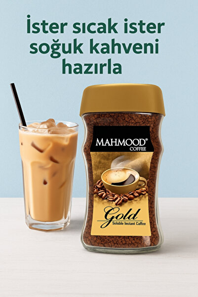 Mahmood Coffee Gold Granül Kahve Cam Kavanoz 100 G
