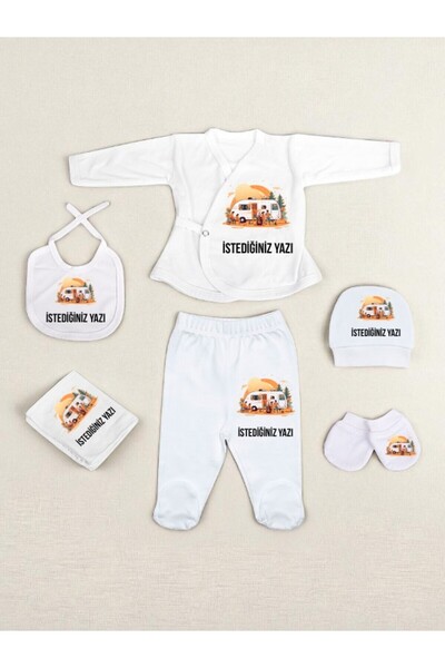 lili hediyelik ملابس أطفال حديثي الولادة بموضوع كارافان من مستشفى الأطفال للف...