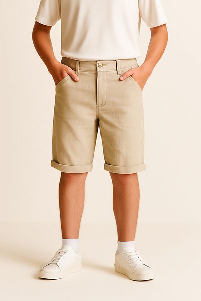 rg kidsstore Unisex νεανικό λινό σορτς