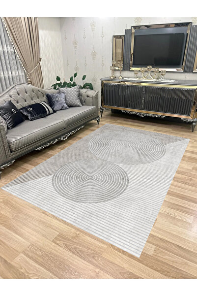 Bordo Halı Yıkanabilir Kaymaz Taban Halı Mutfak Dekor Yolluk Koridor Halısı S...