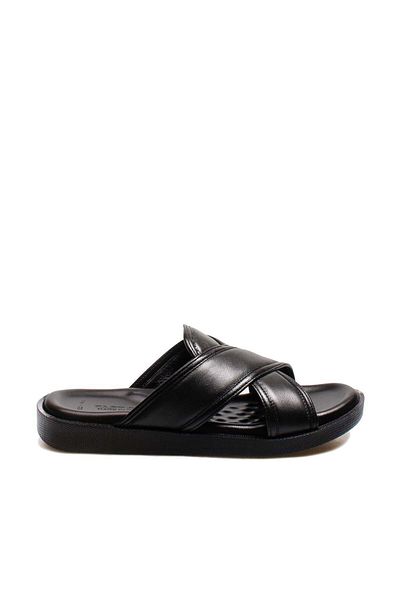 FAST STEP Papuci plati pentru barbati din piele naturala 018mam-65-c-2