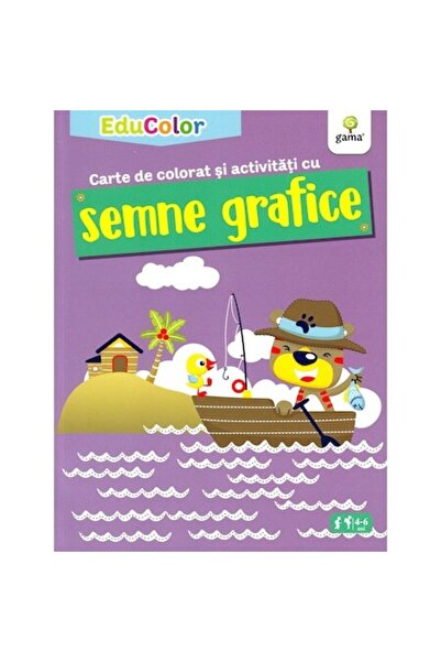 Gama Cartea de colorat si activitati cu semne grafice/EduColor