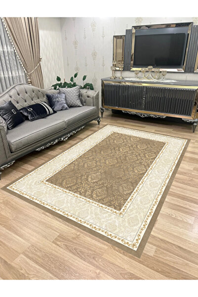 Bordo Halı Yıkanabilir Kaymaz Taban Halı Mutfak Dekor Yolluk Koridor Halısı S...