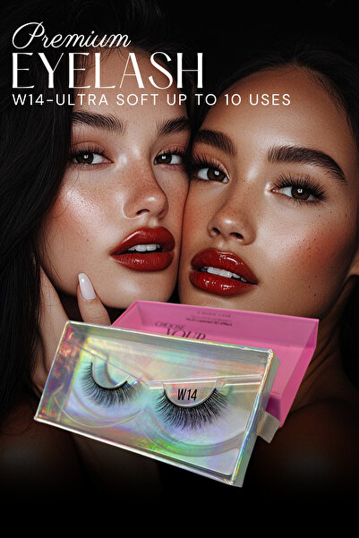Magic Lash Premium Tekrar Kullanılabilir Takma Kirpik Ultra Yumuşak - Model W14