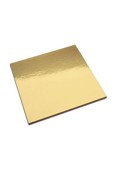 BENS 18X18 cm Gold Gold Pie Base Pie Base Thick (2 Pcs)