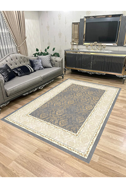 Bordo Halı Yıkanabilir Kaymaz Taban Halı Mutfak Dekor Yolluk Koridor Halısı S...