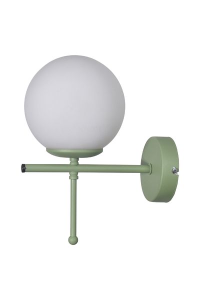 Modavize Feris Special Living Room - Kitchen - Cafe Design White Color Body White Glass Wall Sconce