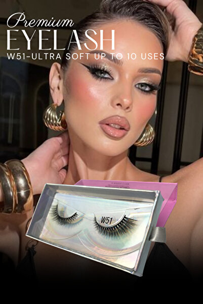 Magic Lash Premium Tekrar Kullanılabilir Takma Kirpik Ultra Yumuşak - Model W51