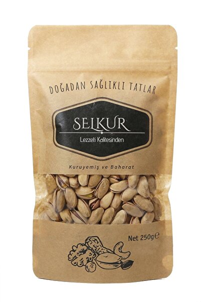 SELKUR Antep Fıstığı 250gr(kilitli Ambalajda Kavrulmuş)