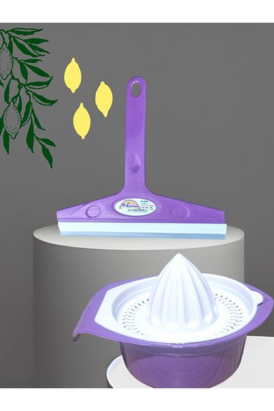 Home Lemon Squeezer - Glass and Countertop Squeezer Set