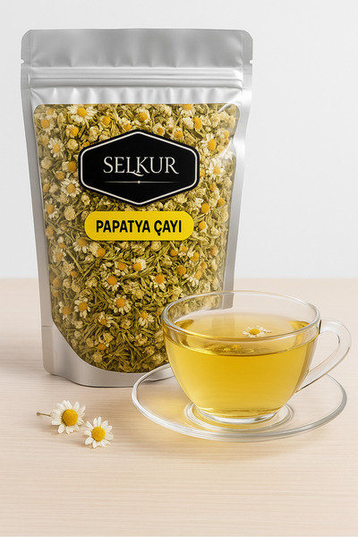 SELKUR Papatya Çayı 200gr, Daisy, Matricaria Recutita