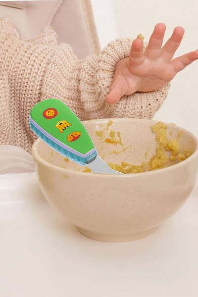 Chavin 304 Steel Baby Spoon and Fork Set Cin957