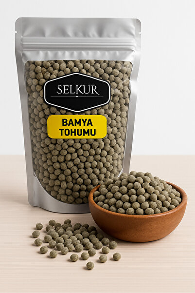 SELKUR Bamya Tohumu 1kg(YENİLEBİLİR,İLAÇSIZ)