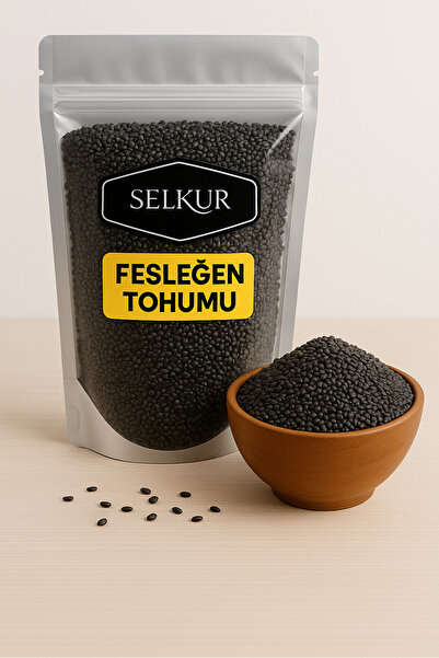 SELKUR Fesleğen Tohumu(YENİLEBİLİR) 100gr