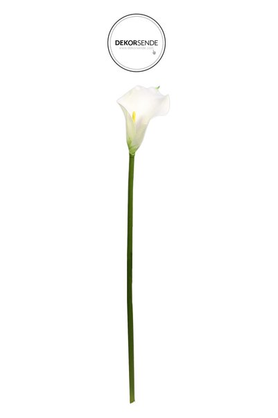 Dekorsende Ramură artificială Gala Mini 45 cm Albă