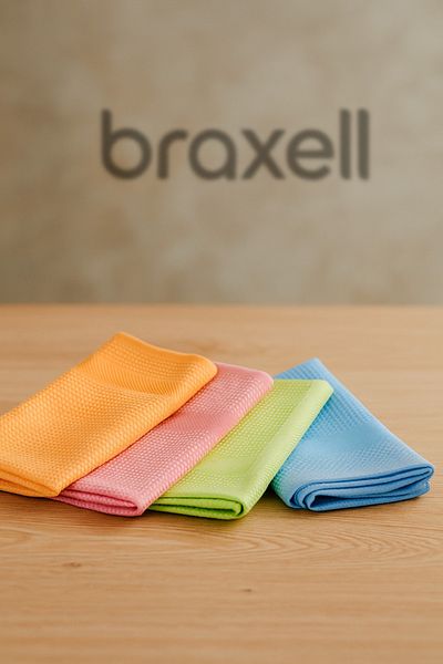 BRAXELL Microfiber Cleaning Cloth 3 Pieces