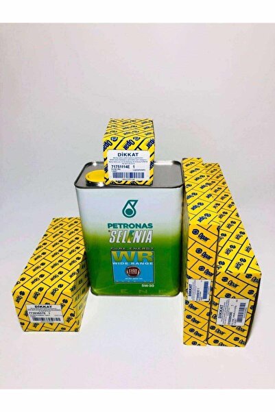 OPAR Fiat Fiorino 1.3 Multijet Euro 5 Filtre Bakım Seti 4 ' Lü Ve Selenia 5w30 Motor Yağı