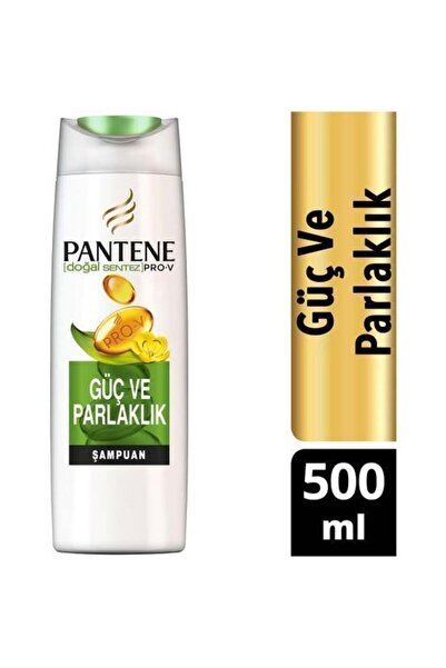 Pantene Şampuan Güç Ve Parlaklık 500 ml Delist