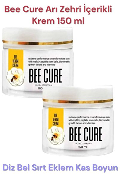 ULFİSU COSMETİCO Bee cure Krem 150 ML 2 Ad - Diz, Bel, Kas , Eklem, Sırt Vücu...