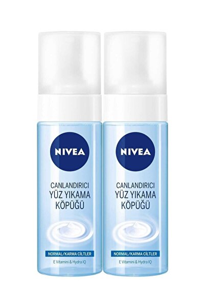NIVEA رغوة تنظيف الوجه المنشط للبشرة العادية والمختلطة × 2 قطعة