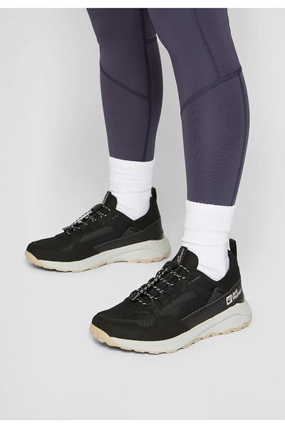 Jack Wolfskin 4057001 _6350 Pantofi de alergare atletic în aer liber Dromoventure Negru Alb