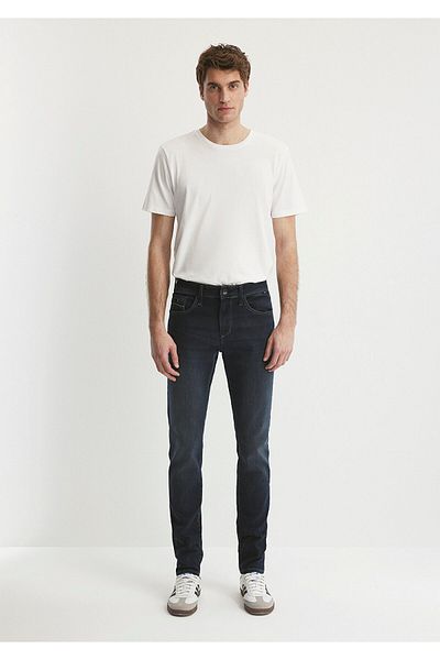 Mavi James Hazy tintasugaras fekete Jean nadrág 0042426976
