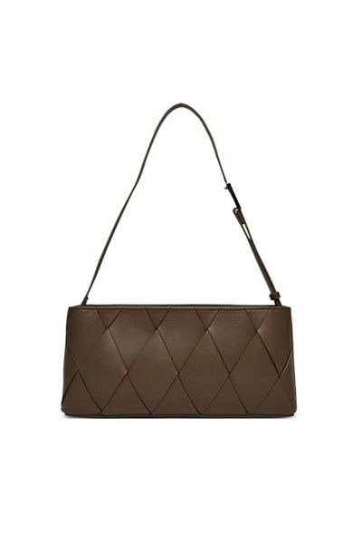 Calvin Klein Ck Woven Elongated Shoulder Bag