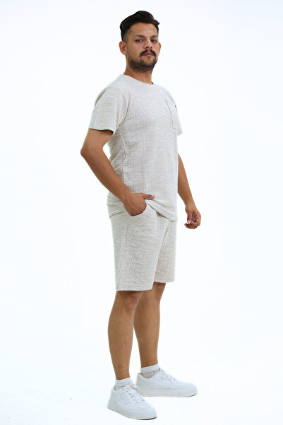 EXSPORT Flamen Short Sleeve Shorts Set with Top Pocket