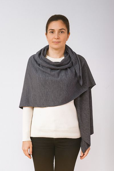 Sebir Moda Classic Knitwear Shawl