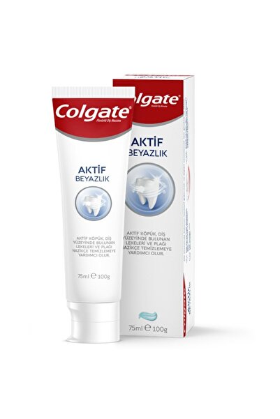 Colgate Diş Macunu Aktif Beyazlık 75 Ml