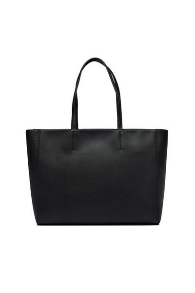 Calvin Klein Dámská přihrádka na více karet s logem značky Umělá kůže černá taška přes rameno K60K610610-BAX