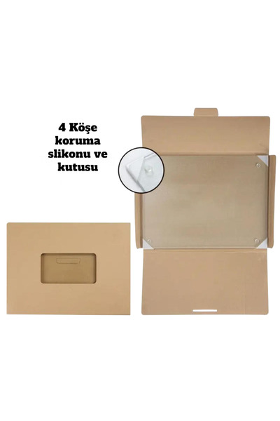 Maya Temperli Cam Sebze Meyve Doğrama Kesme Tahtası, Kenarları Oval, Antibakteriyal 25X35CM