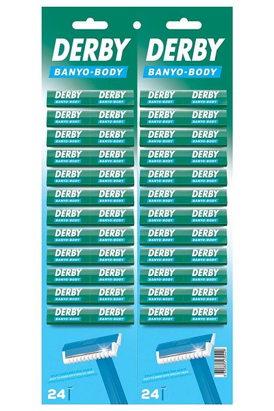 Derby Bath Body Shaving Blades 48 pcs