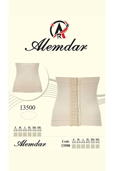 Alemdar Turkish waist trainer with snaps, light and flexible, gives you stability and a slimmer shape all day long.