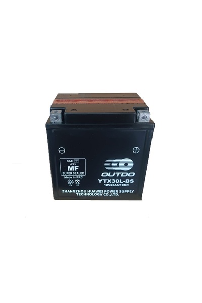 OUTDO Ytx30l-bs 12v 28 Ah Amper Motosiklet Aküsü (JETSKİ-ATV UYUMLU)