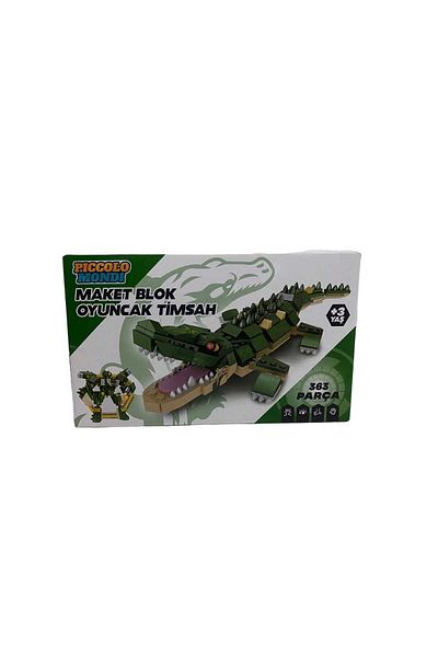 PİCCOLO Piccolo Mondi - Model Block Crocodile Toy