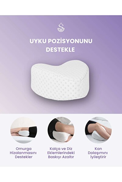 Shine Pillow Ortopedik Visko Diz Ve Bacak Arası Destek Yastığı