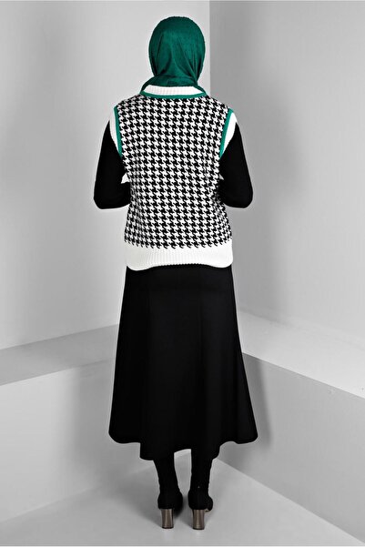Alvina KEMERLİ DÜĞME DETAYLI ETEK 60335