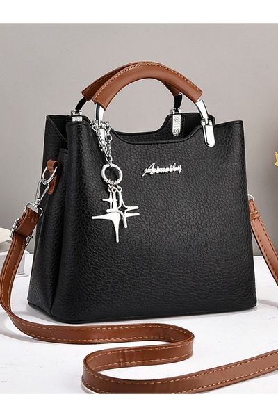 Generic حقيبة كتف نسائية، حقيبة كروس نسائية، حقيبة يد كبيرة السعة، جلد ناعم، بسيطة ومتعددة الاستخدامات
